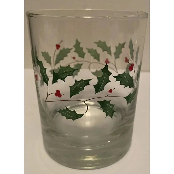 Lenox Holiday Old Fashioned Glass  4 1/8” H‎ x 3 1/4”W - Picture 6 of 7